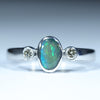 Silver Opal Ring - Australian Opal Shop - 186 Brisbane Rd - Gold Coast