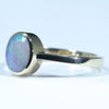 Coober Pedy Dark Opal Gold Ring - Size 6.75 Code - V39