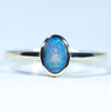 Natural Australian Boulder Opal Gold Ring - Australian Opal Shop