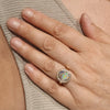 Gorgeous Pipe Opal Gold and Diamond Ring - Australian Opal Shop - Gold Coast