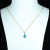 Solid Opal Small Gold Pedant Design - Australian Opal Shop - Gold Coast