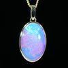 Natural Pipe Opal Gold Pendant - Australian Opal Shop - Gold Coast