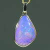 Natural Australian Queensland Pipe Opal Gold Pendant