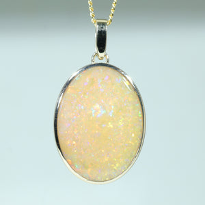 Natural Australian Boulder Opal Gold Pendant - Australian Opal Shop