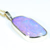 Natural Solid Australian Pipe Opal Gold Pendant (24mm x 13mm) Code - Z108