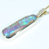 10k Gold - Solid Queensland Pipe Opal - Natural Diamonds