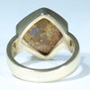 Natural Solid Australian Pipe Opal Gold Ring - Size 7.25 Code - T19