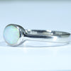 Sterling Silver - Solid Lightning Ridge Crystal Opal