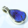 Queensland Boulder Opal and Diamond Gold Pendant Code - AA65