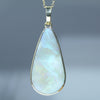 Natural Australian Coober Pedy Gold Opal Pendant