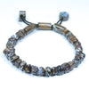 Natural Australian Boulder Opal Matrix Adjustable Bracelet