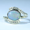 Lightning Ridge Solid Opal Gold Ring