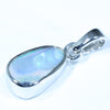 Australian Boulder Opal Silver Pendant with Silver Chain (10.5mm x 6mm) Code - FF280