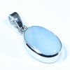 Australian Boulder Opal Silver Pendant with Silver Chain (14mm x 10mm) Code - FF284