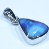 Australian Boulder Opal Silver Pendant with Silver Chain (11mm x 8.5mm) Code - FF269