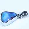 Australian Boulder Opal Silver Pendant with Silver Chain (11mm x 8.5mm) Code - FF269