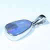 Australian Boulder Opal Silver Pendant with Silver Chain (13mm x 8mm) Code - FF261