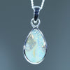 Natural Australian Boulder Opal Silver Pendant