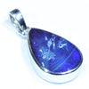 Australian Boulder Opal Silver Pendant with Silver Chain (17.5mm x 12.5mm) Code - FF270