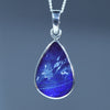 Australian Boulder Opal Silver Pendant with Silver Chain (17.5mm x 12.5mm) Code - FF270