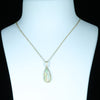 Queensland Crystal Opal and Diamond Gold Pendant Code - AA63