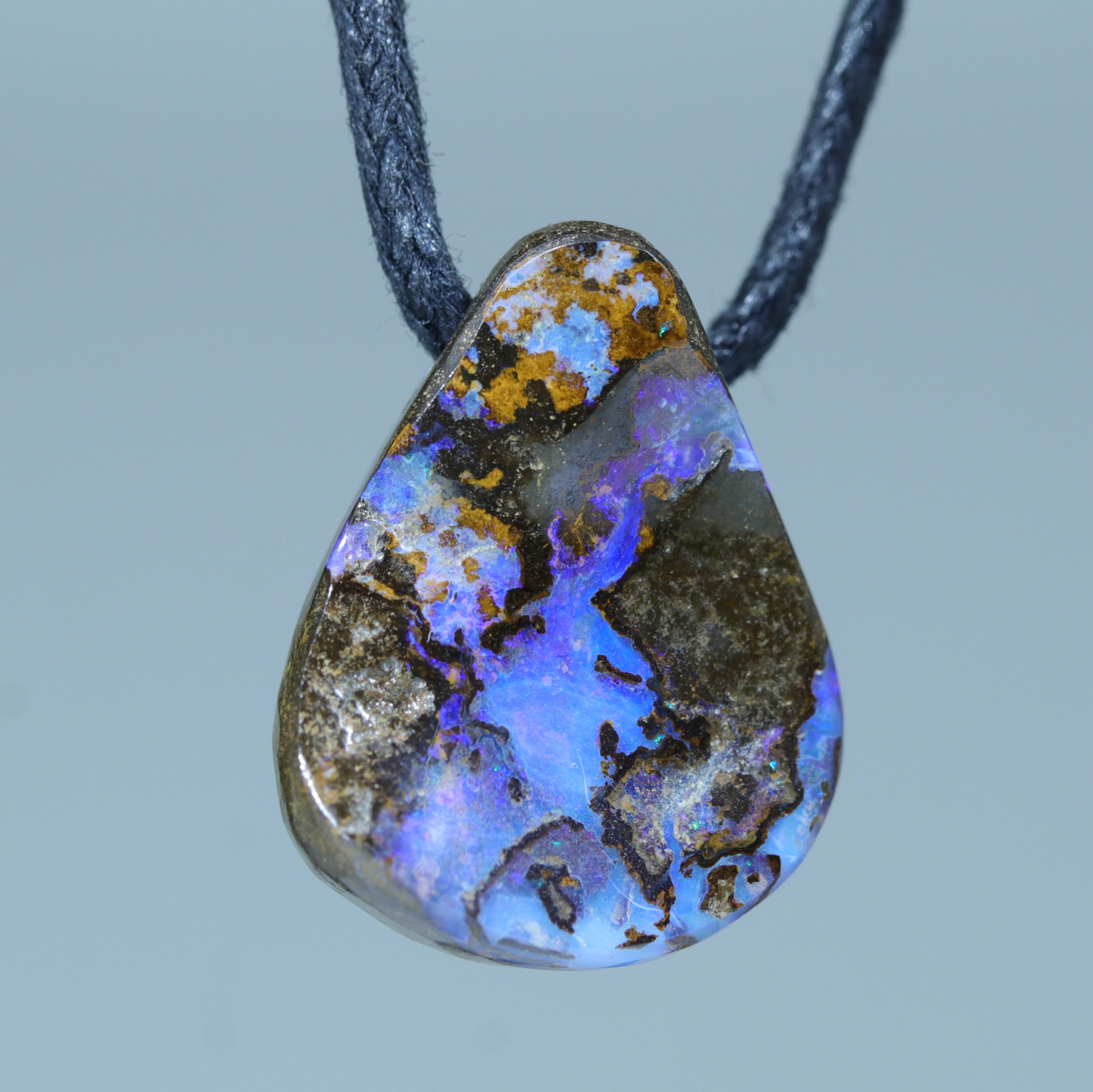 Tree Heart Australian Solid Opal Pendant - Austral Stones