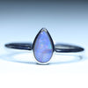 Australian Solid Boulder Opal Silver Ring - Size 9.5 Code FF339