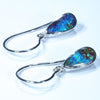 Easy Wear White Gold Opal Earring Design