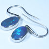 Easy Wear Silver Opal Drop Earring Design