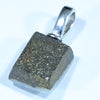 Australian Boulder Opal Silver Pendant with Silver Chain (10mm x 8.5mm) Code - FF406