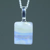 Natural Australian Boulder Opal Silver Pendant