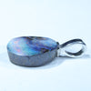 Australian Boulder Opal Silver Pendant with Silver Chain (13mm x 9mm) Code - FF384