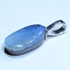 Australian Boulder Opal Silver Pendant with Silver Chain (14mm x 7mm) Code - FF421