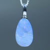 Natural Australian Boulder Opal Silver Pendant