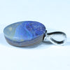 Australian Boulder Opal Silver Pendant with Silver Chain (14mm x 10mm) Code - FF357