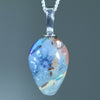 Natural Australian Boulder Opal Silver Pendant