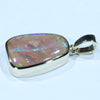 Australian Crystal Opal Gold Pendant (16mm x 12mm) Code - AA137