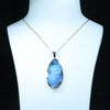 Easy Wear Large Opal Gold Pendant Design