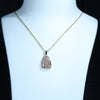 Easy Wear Gold Opal Pendant Design