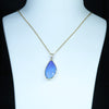 Easy Wear Gold Opal and Diamond Pendant Design