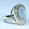 Easy Wear Large Gold Opal Ring Design