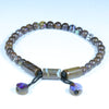Adjustable Opal Matrix Bracelet Closed