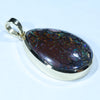 Australian Koroit Opal Matrix Gold Pendant (22mm x 17mm) Code - AA187