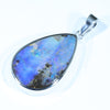Queensland Boulder Opal Silver Pendant with Silver Chain (23mm x 15mm) Code - FF511
