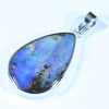 Queensland Boulder Opal Silver Pendant with Silver Chain (23mm x 15mm) Code - FF511