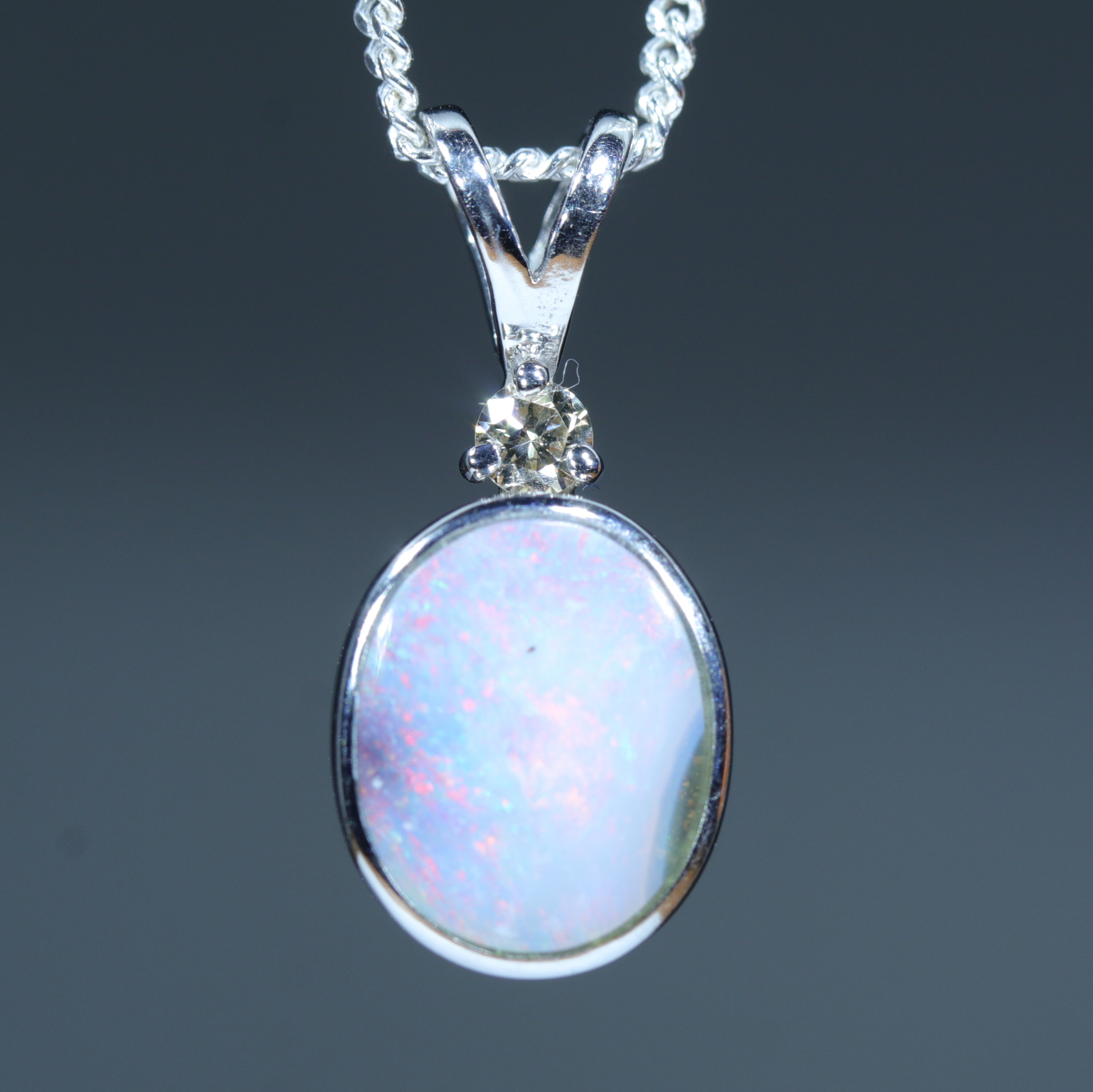 Hot Genuine opal unique Necklace