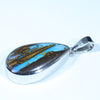 Queensland Boulder Opal Silver Pendant with Silver Chain (23mm x 12mm) Code - FF461