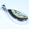 Queensland Boulder Opal Silver Pendant with Silver Chain (24mm x 12mm) Code - FF439