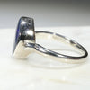 Silver Opal Ring Side View