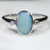 Australian Opal Silver Ring